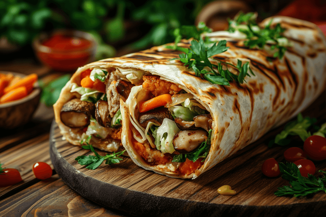 Oyster Mushroom Shawarma